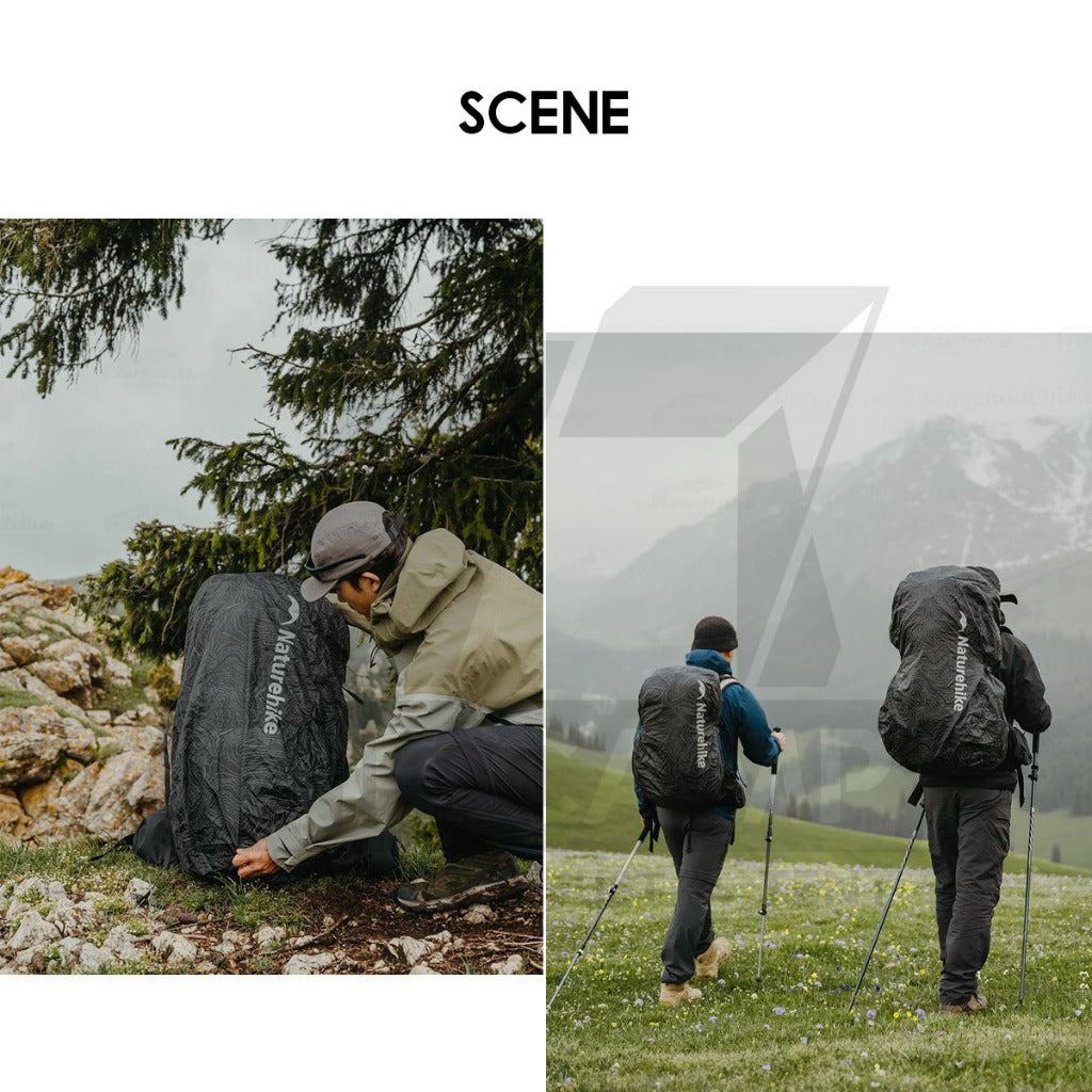 Naturehike Backpack Rain Cover Reflective Stealth 2.0 Waterproof Bag Case Outdoor Hiking Cycling Travel CNK2450PJ010