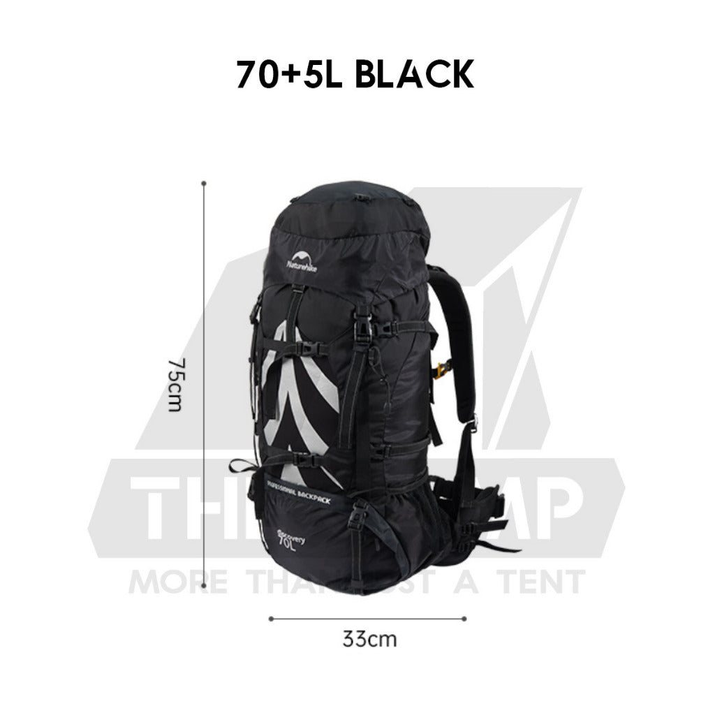 Naturehike Hiking Backpack Bag 40L+5L 60L+5L 70L+5L Climbing Waterproof with Rain Cover NH70B070-B NH19BP095 NH20BB113