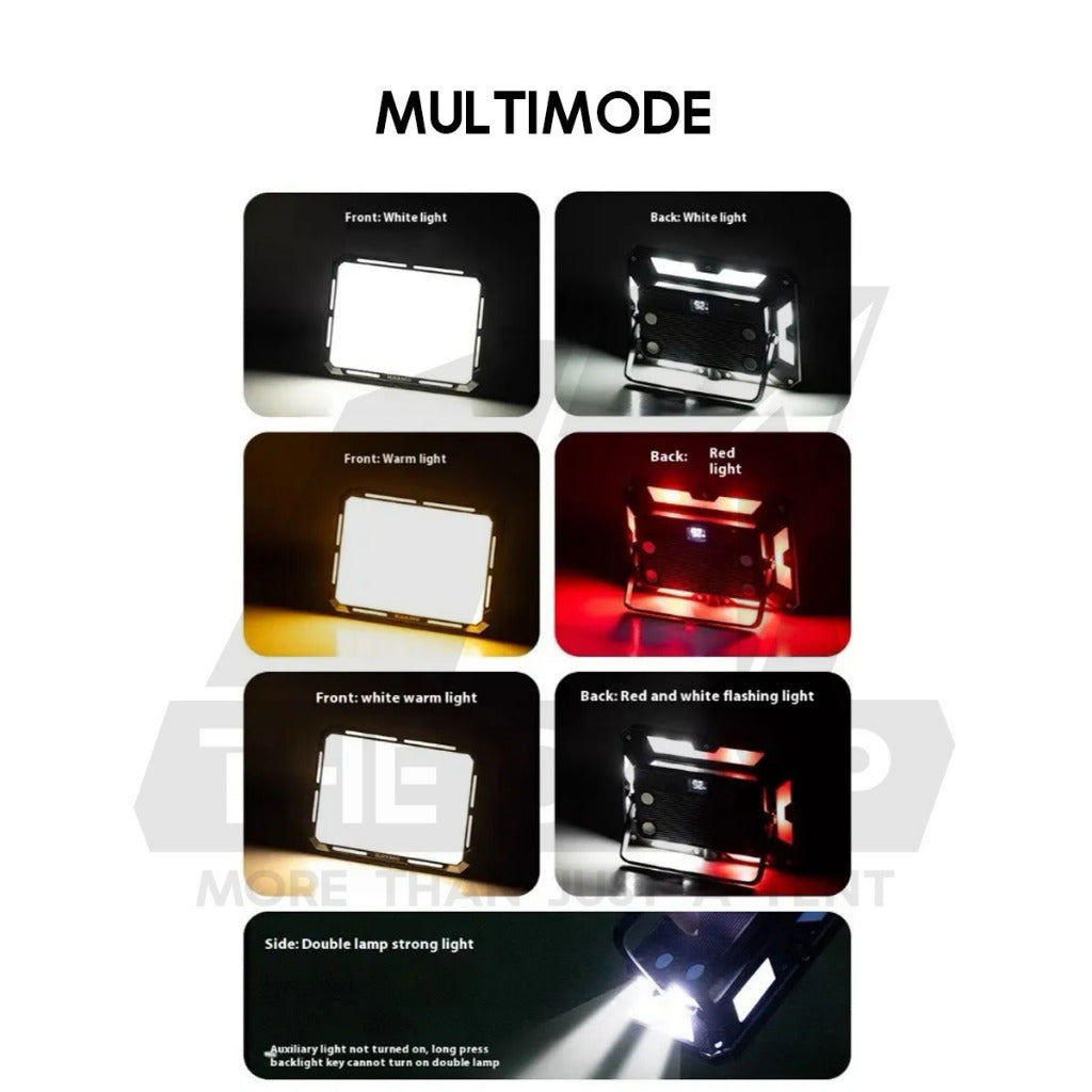 Blackdog LED Floodlight with Torch Flood Light Lamp Outdoor Camping Tripod Multipurpose CBD2550ZM015
