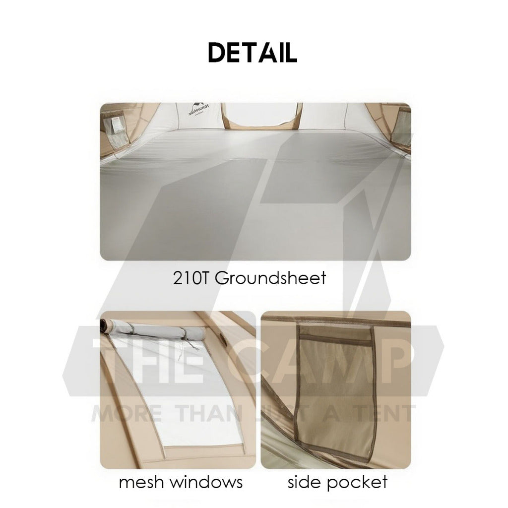 Naturehike Hand Thrown Pop Up Tent Quick Open & Close Automatic Auto Khemah Outdoor Camping CNH22ZP006