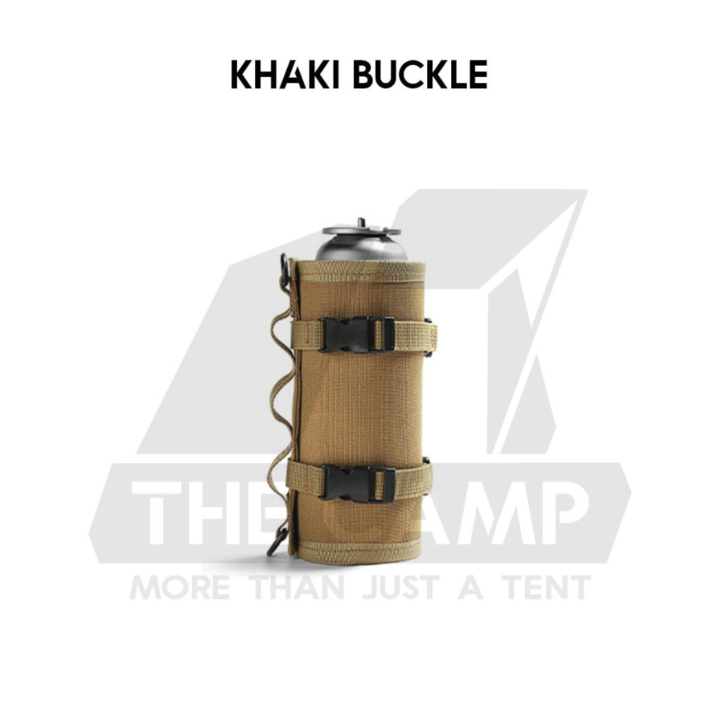 Camping Gas Cover / Sleeve Outdoor Bottle Butane Protective Cover Case Tactical Black Cylinder Holder