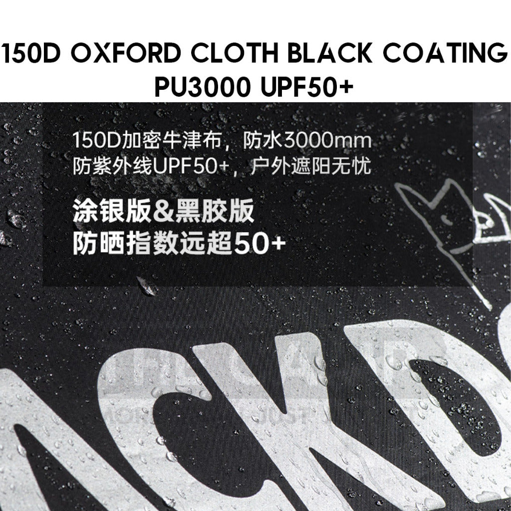 Blackdog Hexagon / Square Flysheet Tarp Large Outdoor Camping Black Square Awning Pole Tent Light