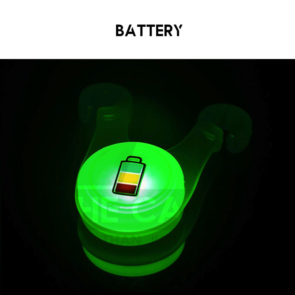 LED String Guard Light Mini Outdoor Camping Rope Hanging Warning Lamp Flashlight Safety Silicone Lampu Tali Battery