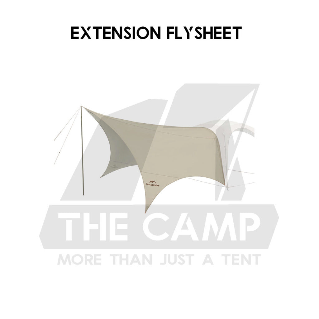 Naturehike Auto Dome Shelter Camping Tarp Inner Tent Extension Flysheet Door Mesh TPU Cloth Groundsheet CNK230WS014