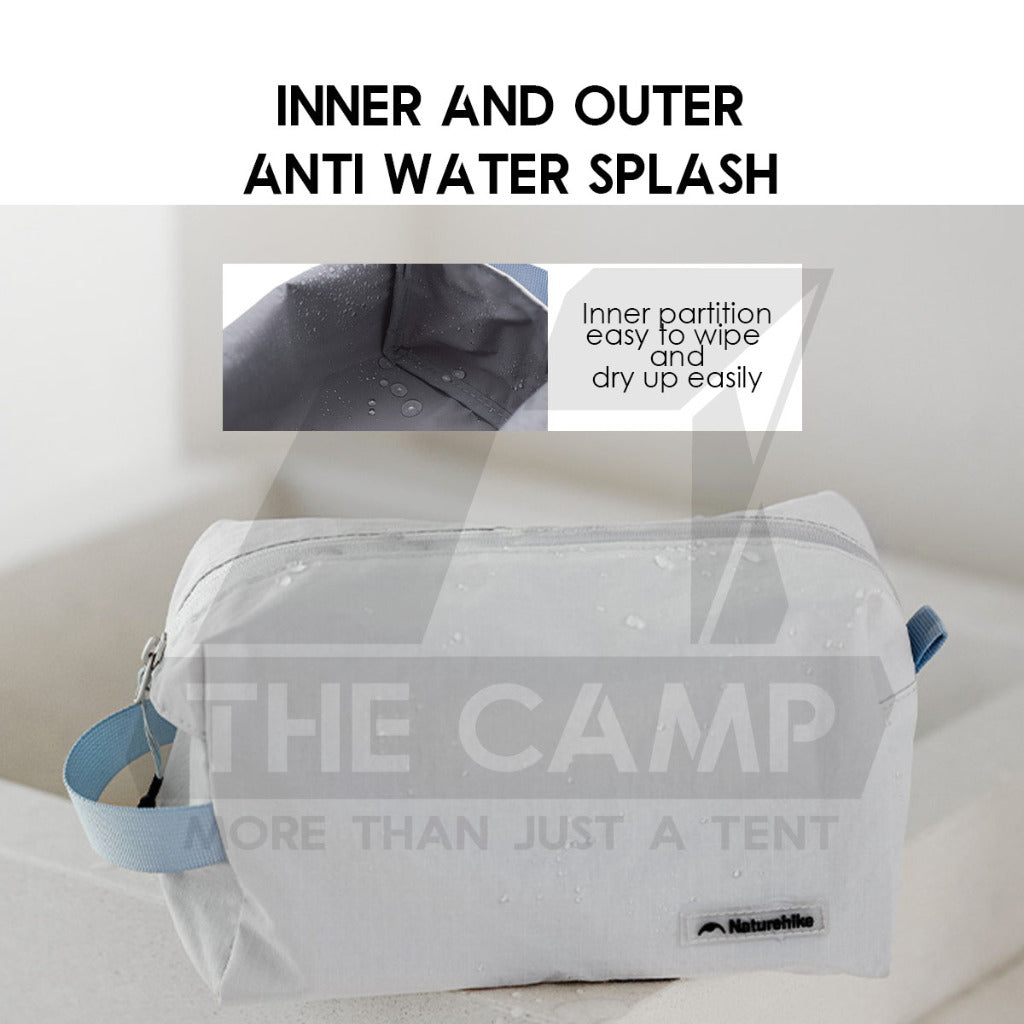 Naturehike Toiletry Bag Oxygen Series Splash Proof Outdoor Trip Wash Bag Travel Business Cosmetic Beg Black CNK2450XB024
