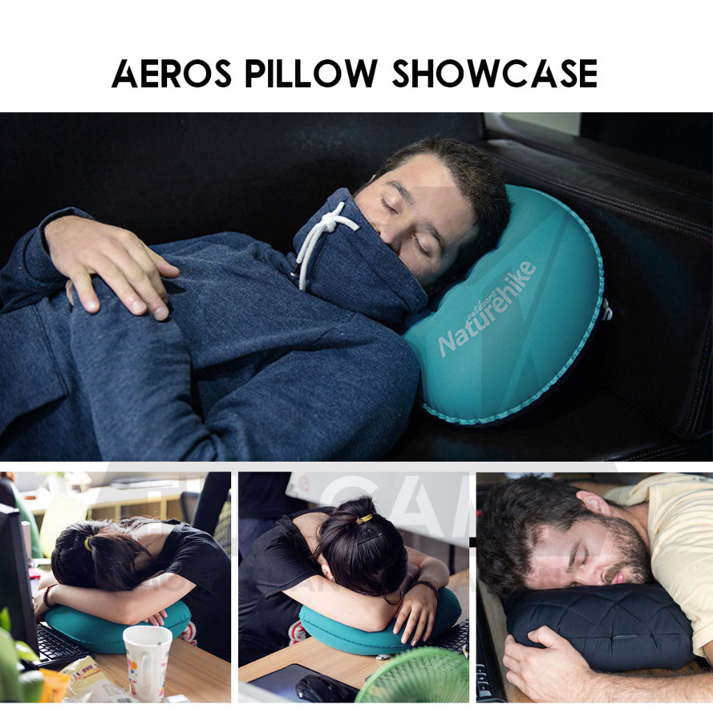 Naturehike Pillow Camping Inflatable Auto Inflate Automatic Aeros TPU Flocking Inflation Sleeping Bag Tent Flysheet Case