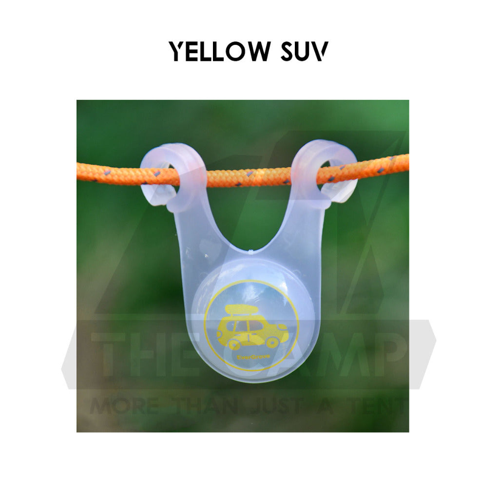 LED String Guard Light Mini Outdoor Camping Rope Hanging Warning Lamp Flashlight Safety Silicone Lampu Tali Battery
