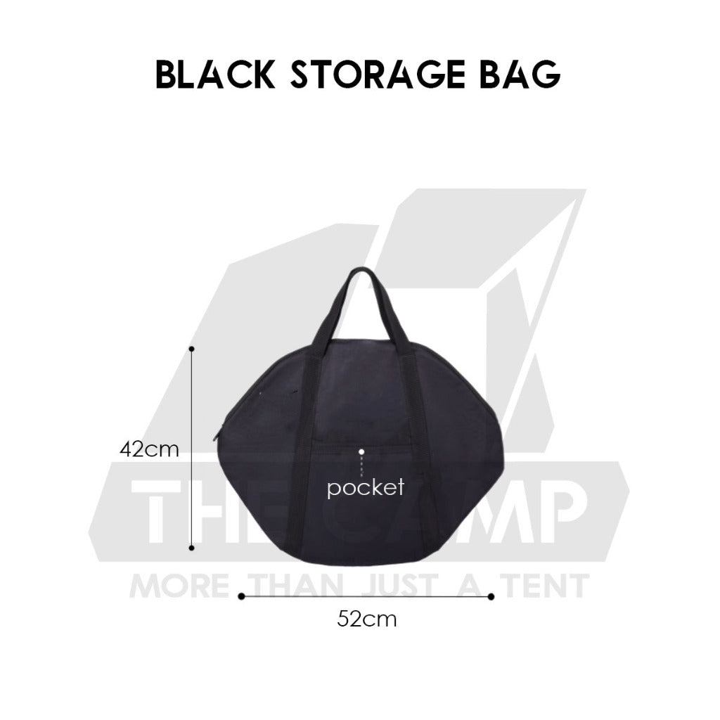 Wellhike SWS Non Stick Grill Pan BBQ Pan Non Stick Coating Coated Outdoor Camping Cooking Stove Bag