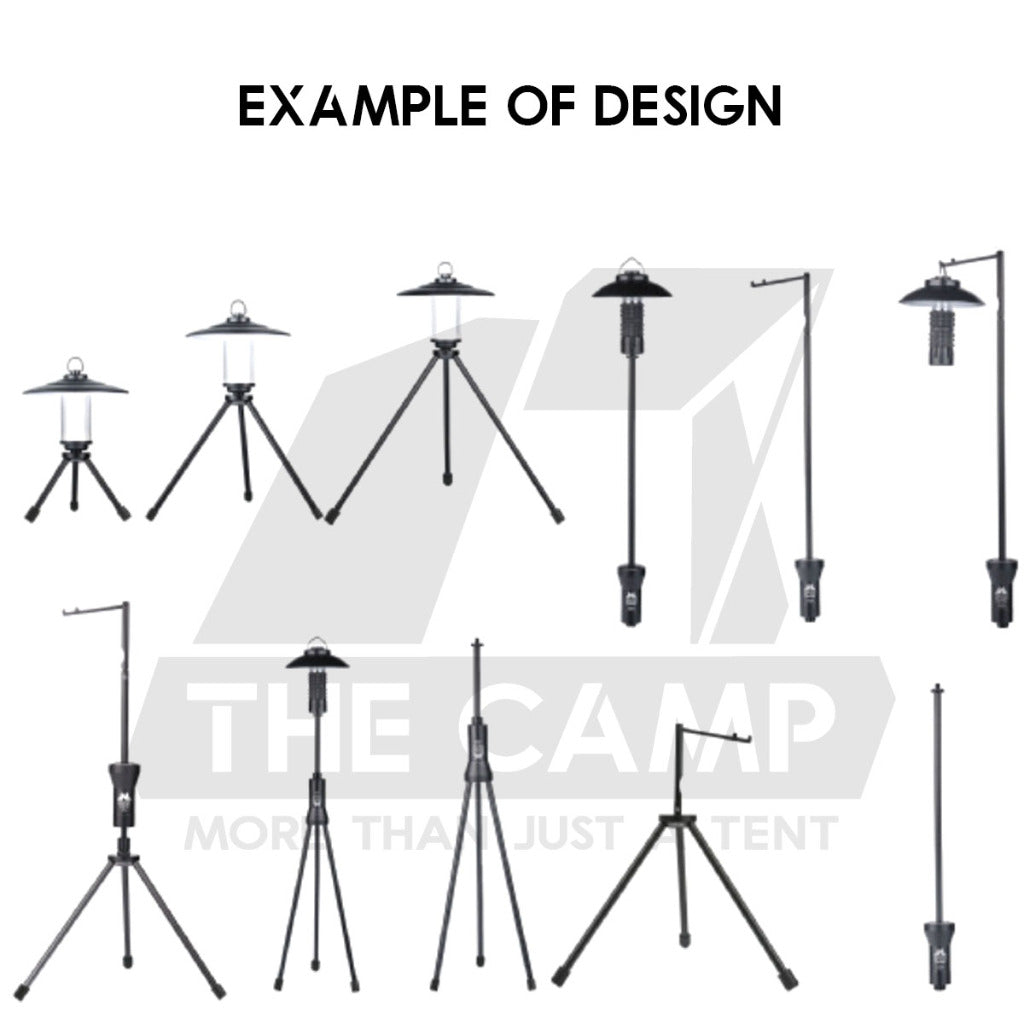 Wellhike SWS Multishape Lamp Pole Customizable Design Tactical Outdoor Camping Adjustable Height Table Light Stand