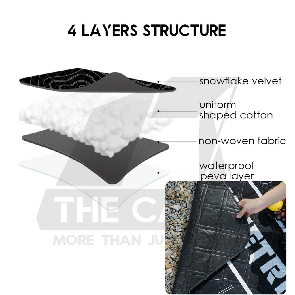 Shinetrip Ultrasonic Carpet Mat Tactical Style Portable Waterproof Floor Mat Outdoor Camping Picnic Tent Groundsheet