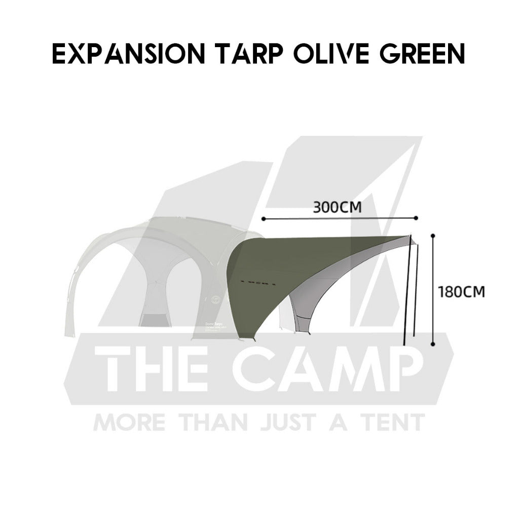 Shinetrip Dome Shelter V2 Tarp PU3000 Silver Coated Black Khaki Green Door Cloth Zip Mesh Net Flysheet Tent