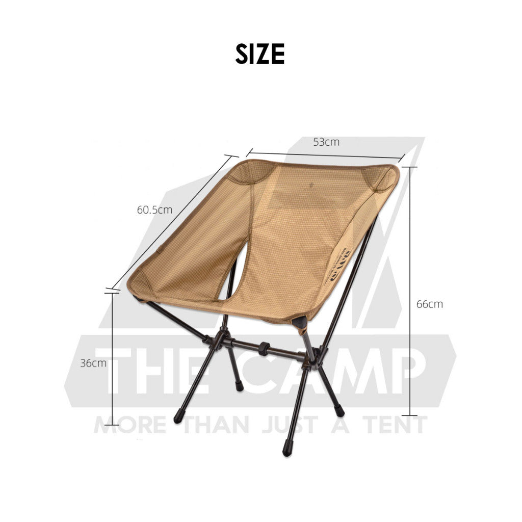 Wellhike SWS Moon Chair Foldable Outdoor Camping Compact Size Optional Sun Shade Kerusi Healing