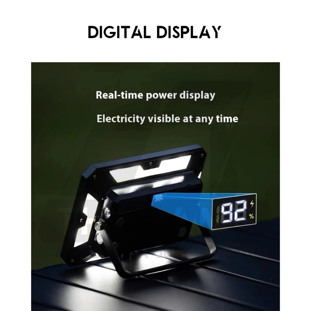 Blackdog LED Floodlight with Torch Flood Light Lamp Outdoor Camping Tripod Multipurpose CBD2550ZM015
