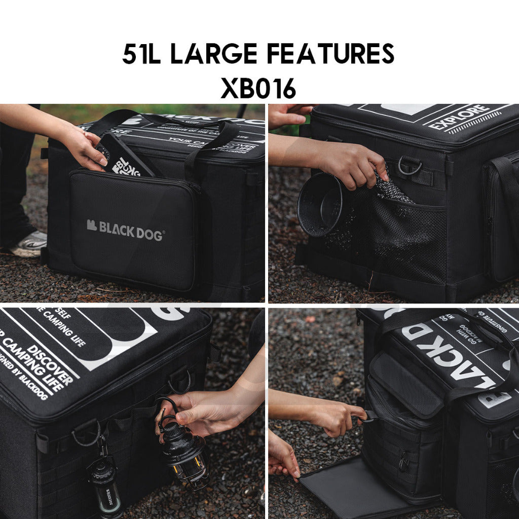 Blackdog Storage Bag 30L 15L 51L Outdoor Camping Equipment Beg Stove Gas Nail Peg Rope Cookware BD-SNB002 CBD2450XB016