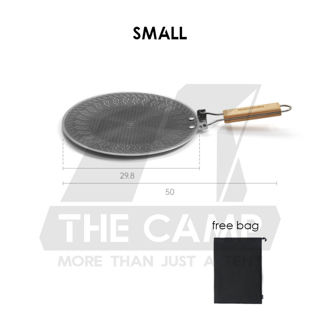 Naturehike Stainless Steel Pan Honeycomb Frying Grill BBQ Pan Non Stick Outdoor Camping Cookware Kuali CNK2550CF011