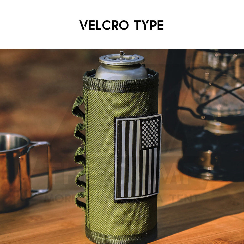 Camping Gas Cover / Sleeve Outdoor Bottle Butane Protective Cover Case Tactical Black Cylinder Holder