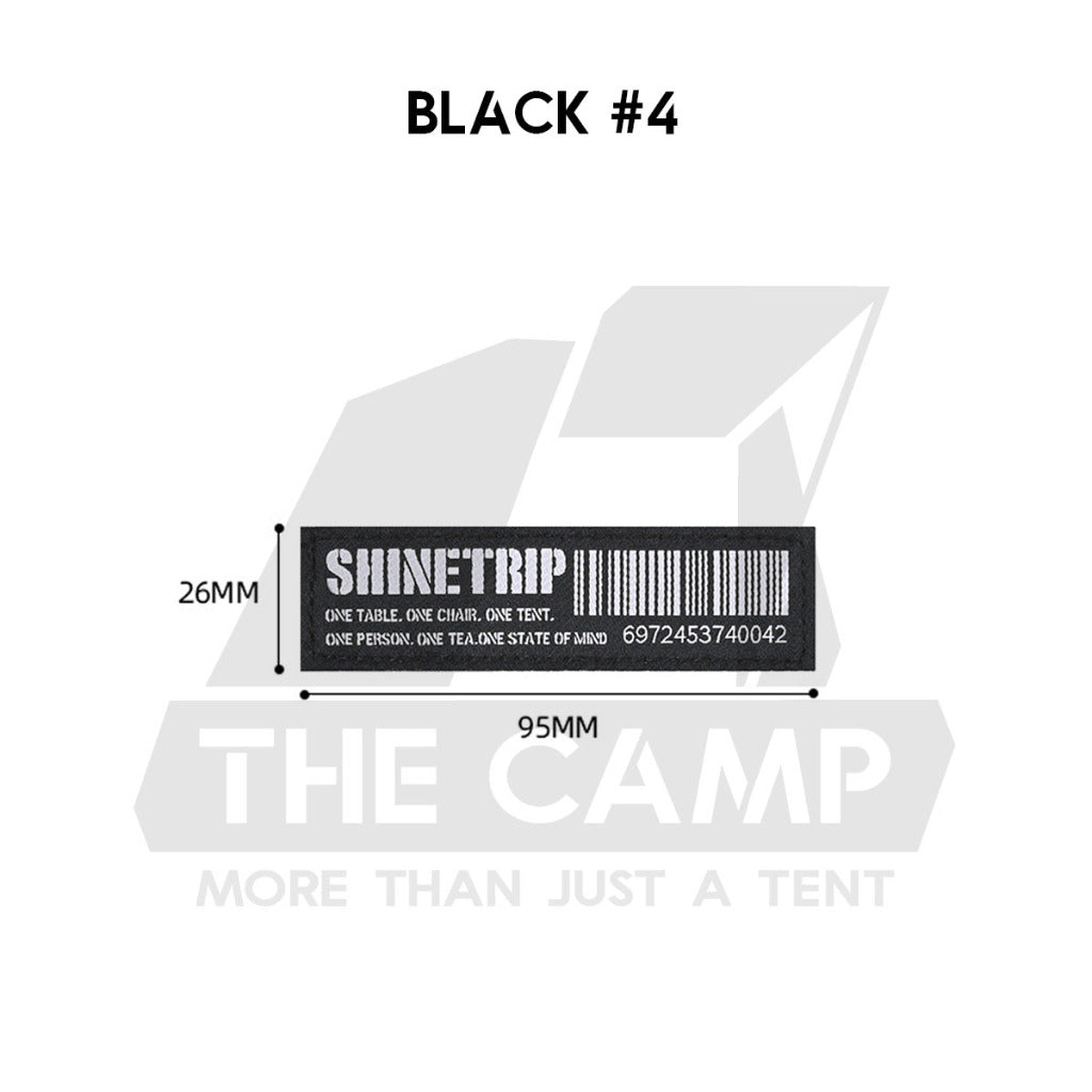 Shinetrip ST05 Tactical Velcro Patch Nylon Metal Military Badge Sticker Outdoor Camping Gas Cover Sleeve Chair Table Bag