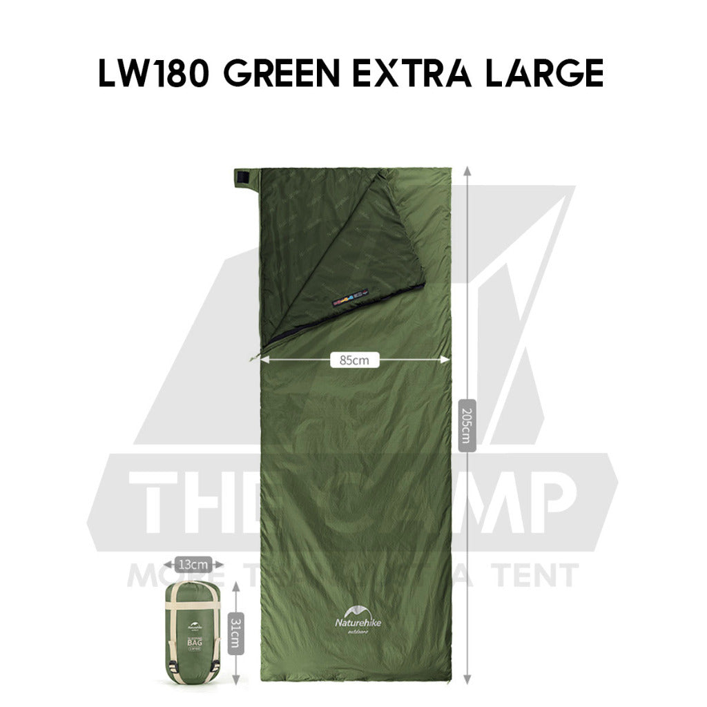 Naturehike Sleeping Bag Outdoor Camping Envelope U150 LW180 L150 F150 Cotton Ultralight Travel Portable
