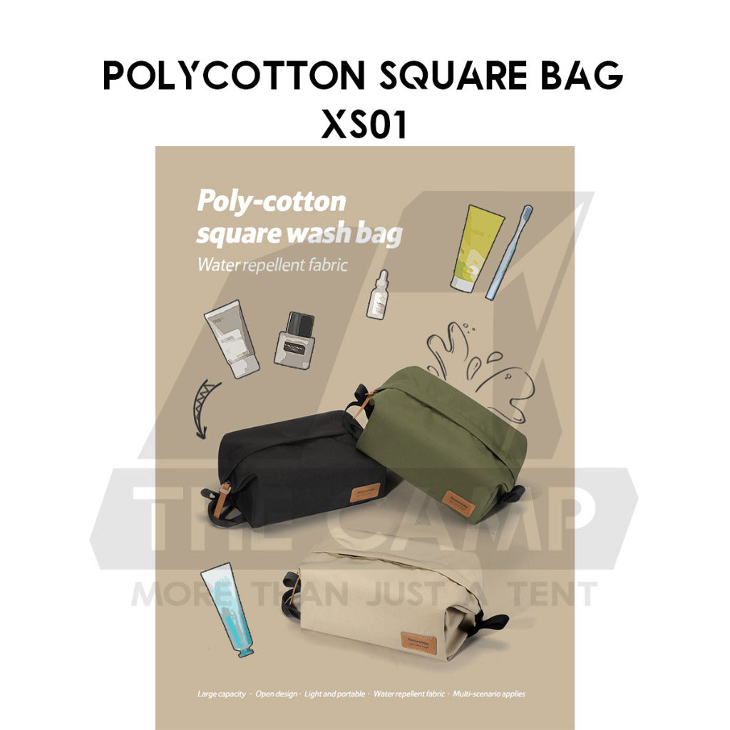 Naturehike Square Toiletry Bag Outdoor Business Trip Wash Bag Travel For Business Waterproof Cosmetic Bag NH21LX001