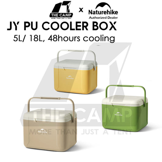 Naturehike Portable JY PU Cooler Box 5L 18L Ice Box Camping Outdoor Picnic Refrigerator 48 hours Freezer CNK2450CF012