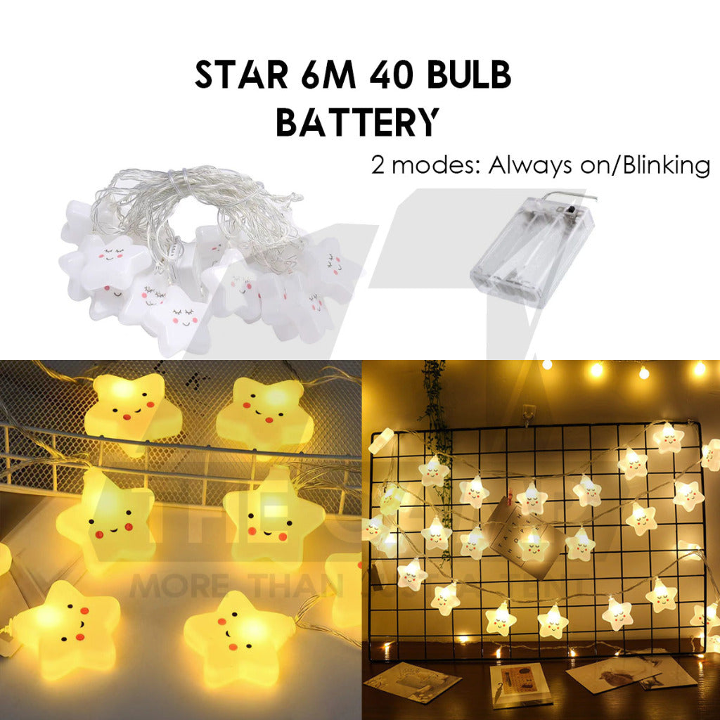 Outdoor LED Fairy Light Bulb Ball String USB Battery 3m 6m 10m Camping Wedding Decoration Xmas Weatherproof