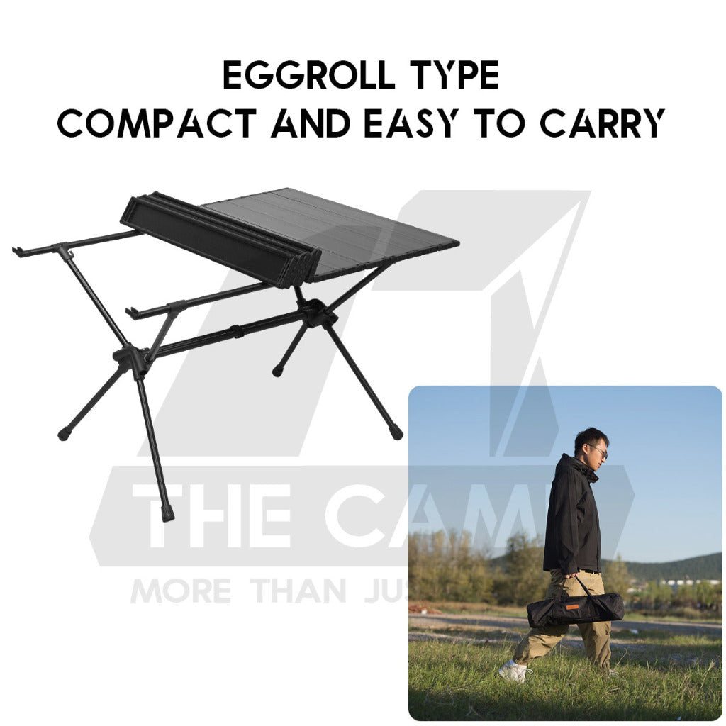 Shinetrip Foldable Aluminium / Cloth Camping Adjustable Height Table Canvas Rack Folding Compact Tent Chair Flysheet