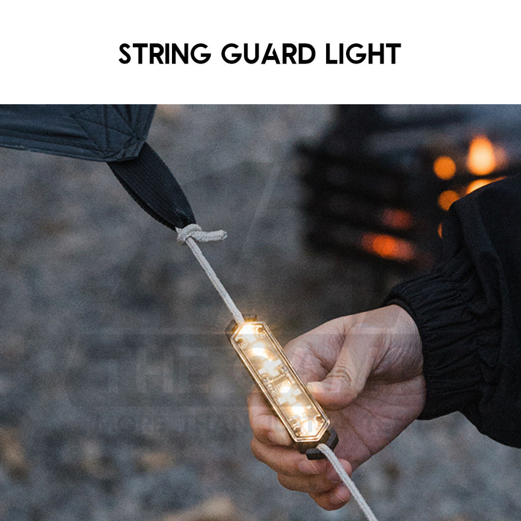 Shinetrip LED String Guard Light Mini Outdoor Camping Rope Hanging Warning Lamp Flashlight Safety Silicone Lampu Tali