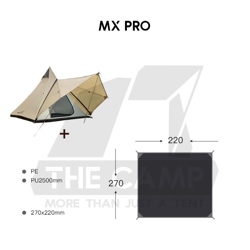 Vidalido Groundsheet for Tent Cabin XL Plus Poon Saan M L Teepee MS MX PRO Vicore Mini Large Thick Camping Mat PE