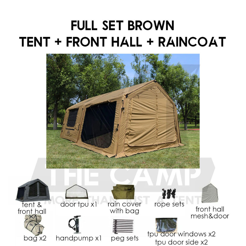Spark MARS08 Air Tent 8+8m2 Large Space MARS Army Green Camo Black Dark Gray Grey Tactical Equivalent Coody 8.0 PRO