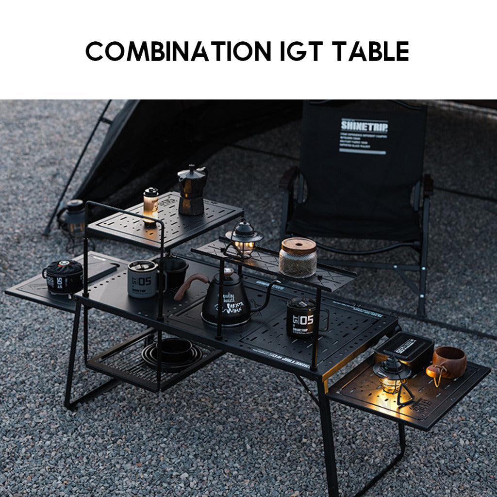 Shinetrip IGT Combination Table Module Accessories Plate Dish Rack Soto Stove Lamp Pole Spider Star Panel Tea Tray