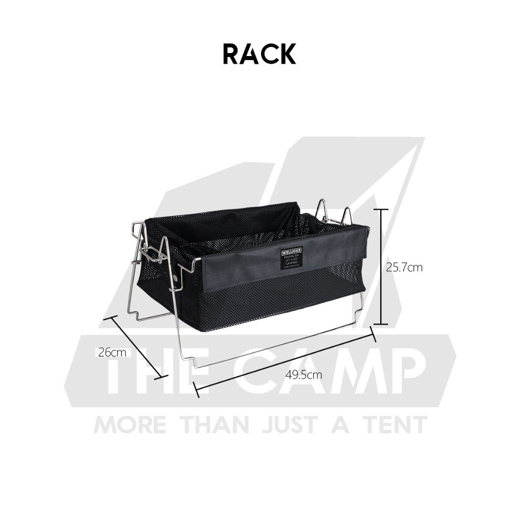Wellhike SWS Stackable Mesh Rack Multi Layer with Optional Surface Plate Panel Outdoor Camping Portable Tactical Style