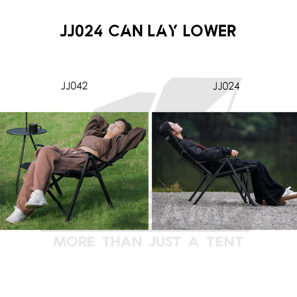 Blackdog Portable Adjustable Chair Arm Rest Reclining Recliner Outdoor Camping High Back CBD2450JJ024 CBD2450JJ042