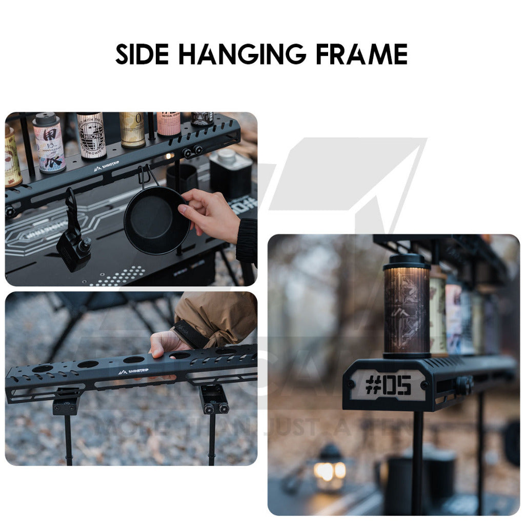 Shinetrip Star Bridge Light Rack Tactical Table Rack for 19 Light 38 Explore Goal Zero Lampu Outdoor Camping Tripod