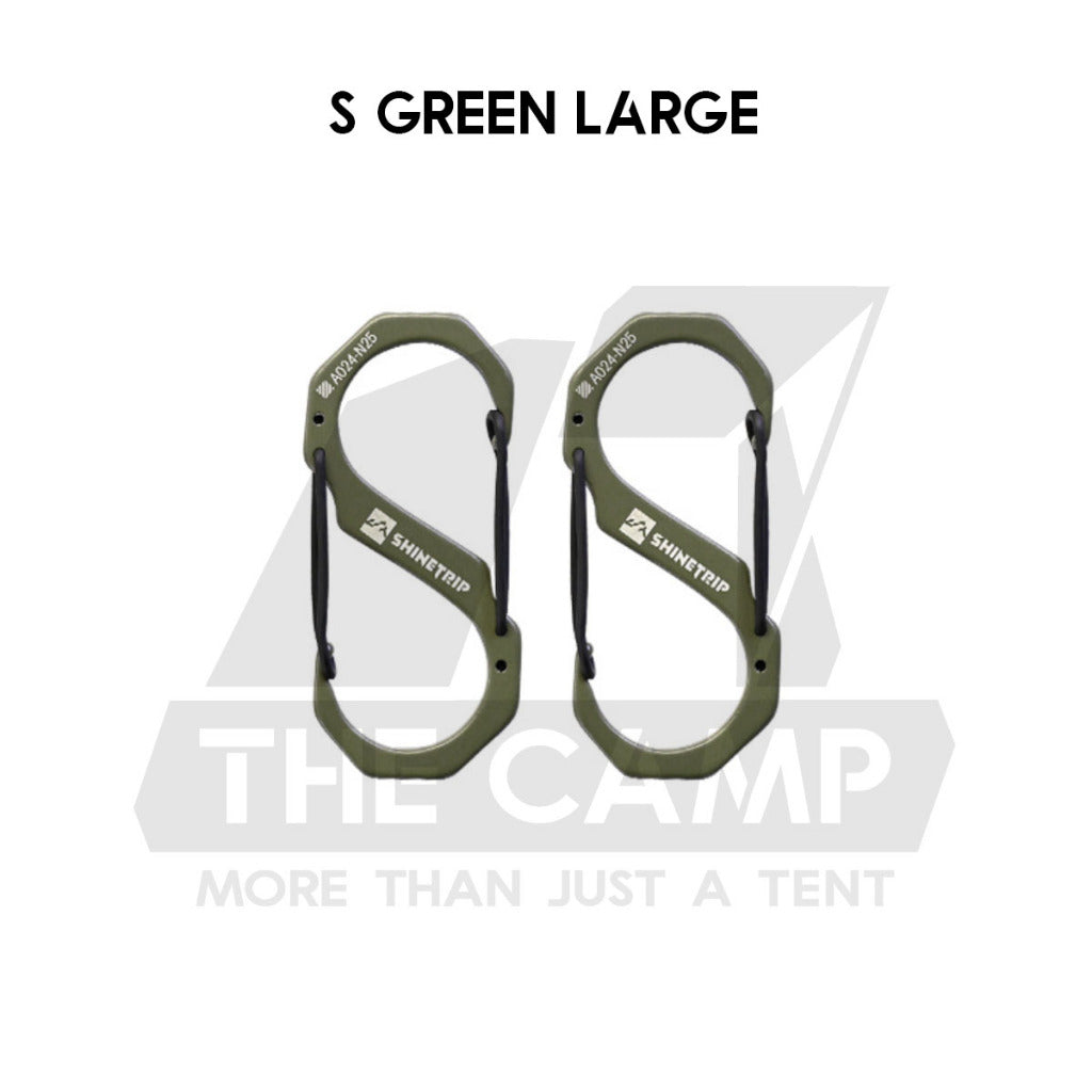 Shinetrip Carabiner S type D type Tactical Design Stainless Steel / Aluminium Alloy Buckle Clip Key Chain Outdoor