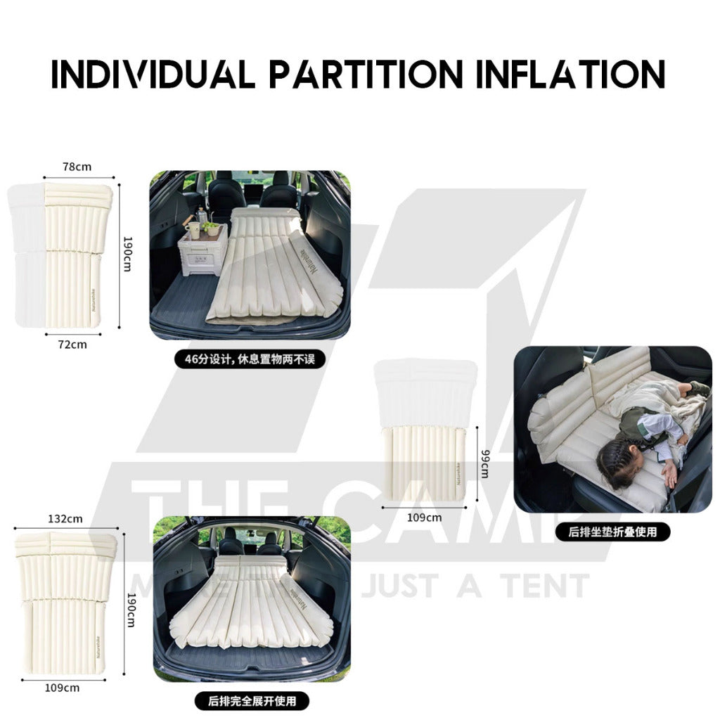Naturehike Inflatable Car Air Bed Inflatable Mattress with Car Air Pump SUV All Type of Car Camping CNK2450WS011