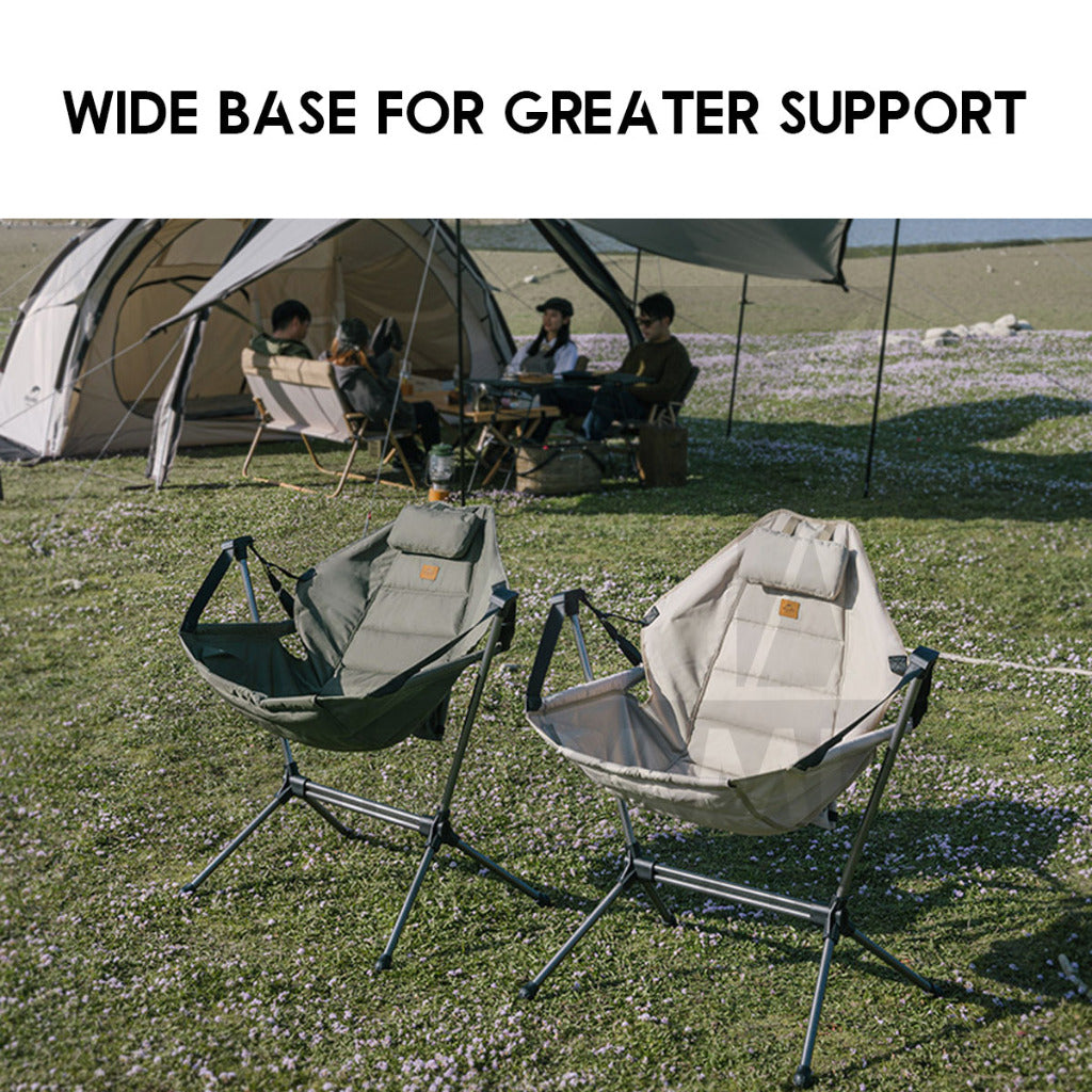 Naturehike Foldable Rocking Chair Portable Adjustable Camping Folding Sling Chair Table Tent Nail Peg Bag NH21JJ004