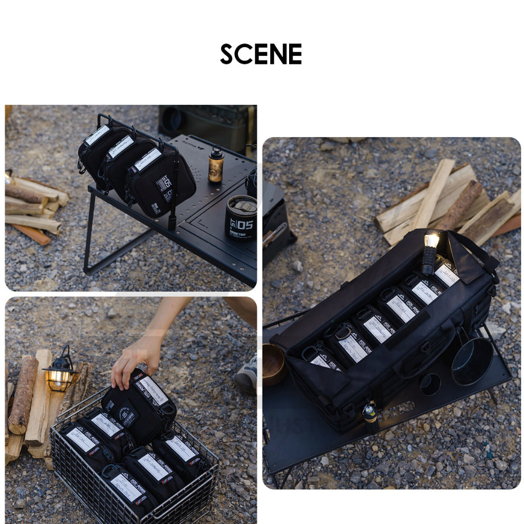 Shinetrip Tactical Storage Bag Pouch ST05 optional Velcro Patch Labelling Patch Light Lamp Hanging Beg