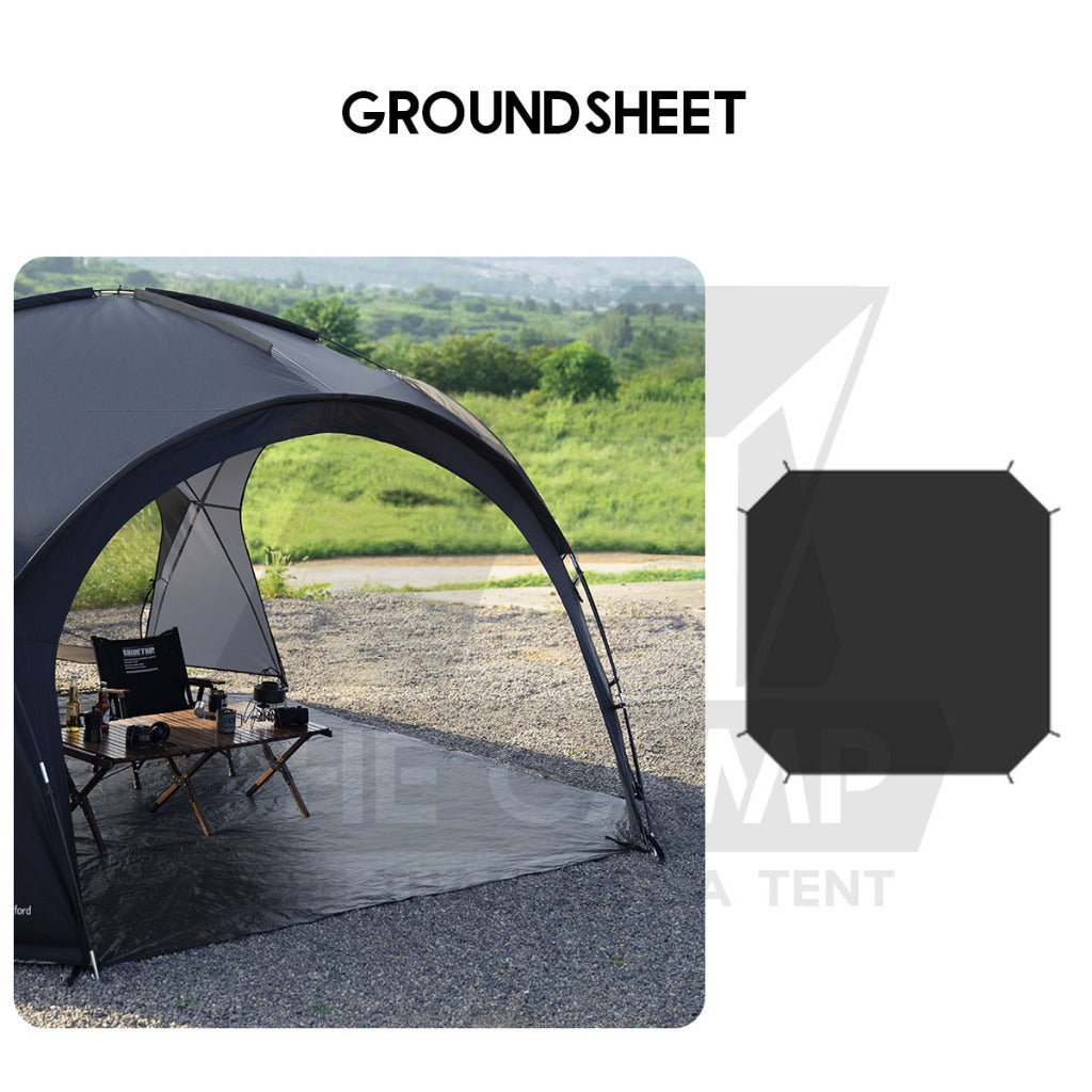 Shinetrip Dome Shelter V2 Tarp PU3000 Silver Coated Black Khaki Green Door Cloth Zip Mesh Net Flysheet Tent