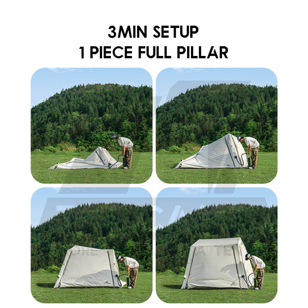 Naturehike Car Rear Air Tent AIR 7.0 with Extra Flysheet Awining Projector Khemah CNK2350WS022