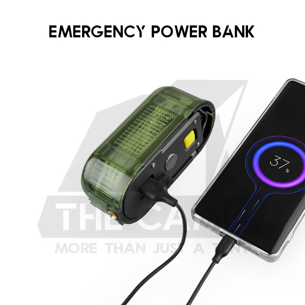 Wellhike SWS Oval Fairy Light Roller Fast Pull Multipurpose LED String Lamp Outdoor Camping USB Battery Weatherproof