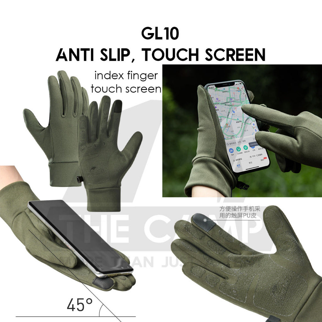 Naturehike Glove Non Slip Touch Screen Outdoor Sport Cycling Climbing Hiking Trekking NH21FS035 NH20FS032 NH19S005-T