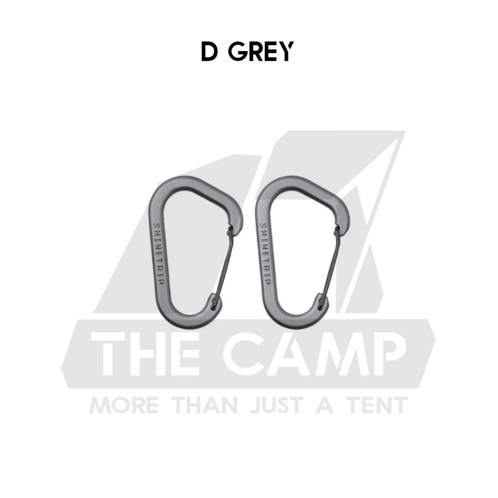 Shinetrip Carabiner S type D type Tactical Design Stainless Steel / Aluminium Alloy Buckle Clip Key Chain Outdoor
