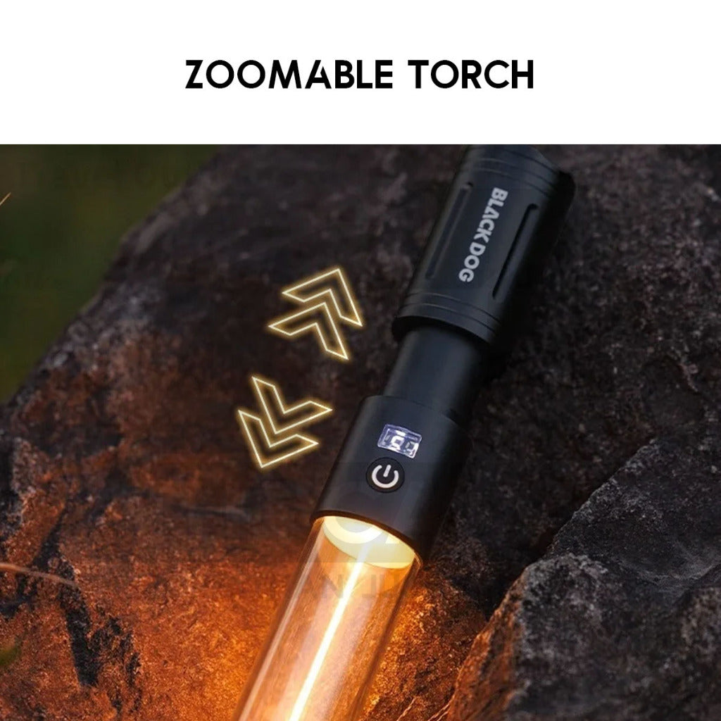 Blackdog Gravity Filament Torch Light Outdoor Camping Ambient Lamp Tripod Gravity Beam Multipurpose CBD2550ZM013