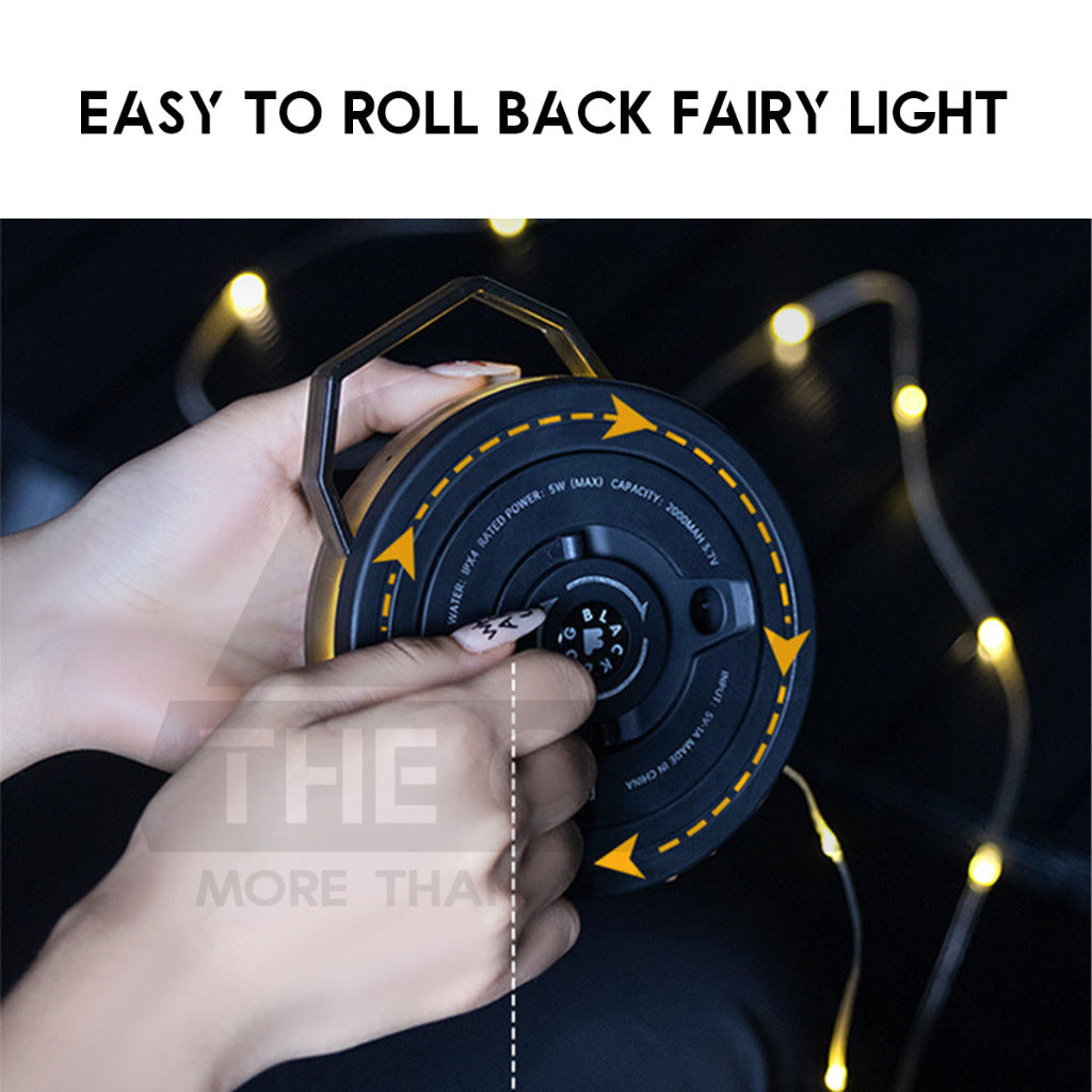 Blackdog LED Roller Fairy Light Fast Pull Bulb Ball String 10m Outdoor Camping Wedding Decoration CBD2450ZM017