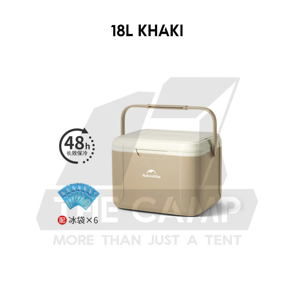 Naturehike Portable JY PU Cooler Box 5L 18L Ice Box Camping Outdoor Picnic Refrigerator 48 hours Freezer CNK2450CF012
