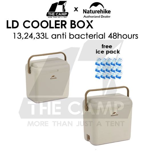 Naturehike Portable LD Cooler Box Ice Box Camping Outdoor Picnic 13L 24L 33L 28L 38L Freezer CNK2300BS011