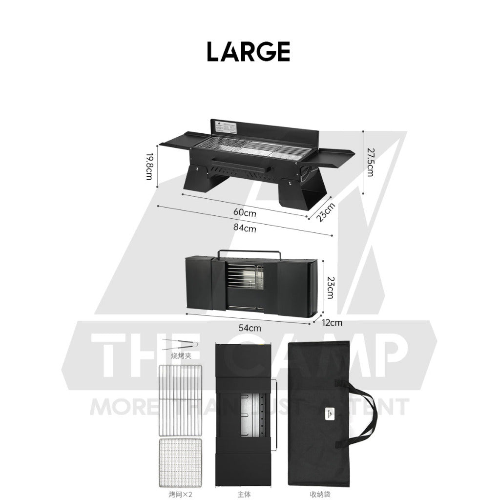 Naturehike Foldable BBQ Rack Portable Grill Folding Charcoal Grills Stove Barbecue Tabletop CNK2450CF017 CNK2450CF018
