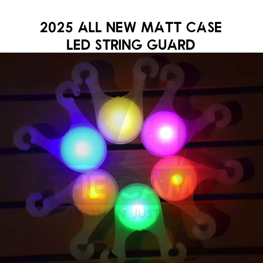 LED String Guard Light Mini Outdoor Camping Rope Hanging Warning Lamp Flashlight Safety Silicone Lampu Tali Battery