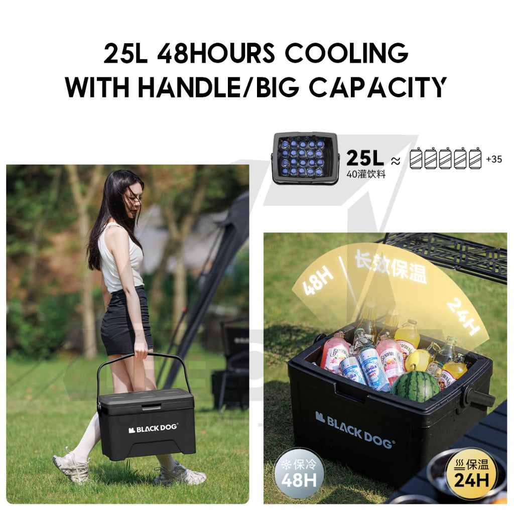 Blackdog Portable Cooler Box Ice Box 5L 13L 17L 25L 26L Camping Outdoor Picnic Food Storage Box Freezer CBD2450CF013
