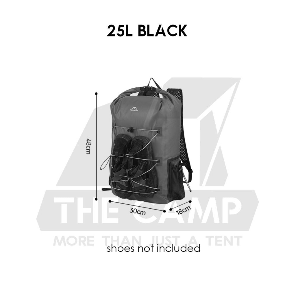 Naturehike Waterproof Backpack 18L 25L Outdoor Dry Wet Separation Storage Bag Hiking Swimming Beach CNH22BB003